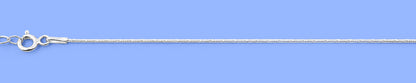 Silver Diamond Cut Anklet