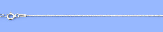 Silver Diamond Cut Anklet