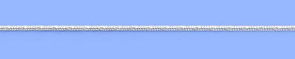 Silver Diamond Cut Anklet
