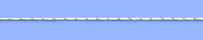 Silver Diamond Cut Anklet