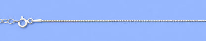 Silver Diamond Cut Anklet