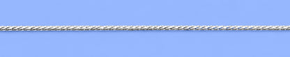 Silver Diamond Cut Anklet