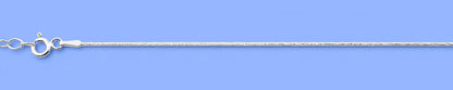 Silver Diamond Cut Anklet