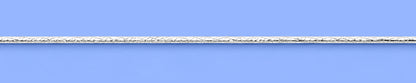 Silver Diamond Cut Anklet