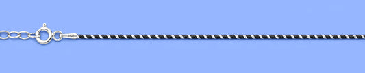 Silver 2-Tone Snake Chain Anklet