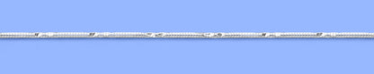 Silver Diamond Cut Snake Chain Anklet