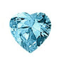 3 mm Heart Color CZ Earrings (Casting)