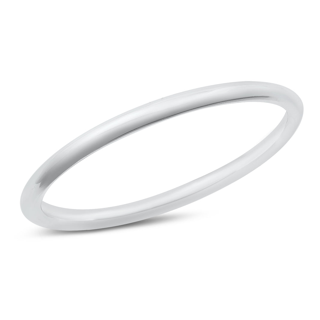 Silver Bangle Bracelet 5mm