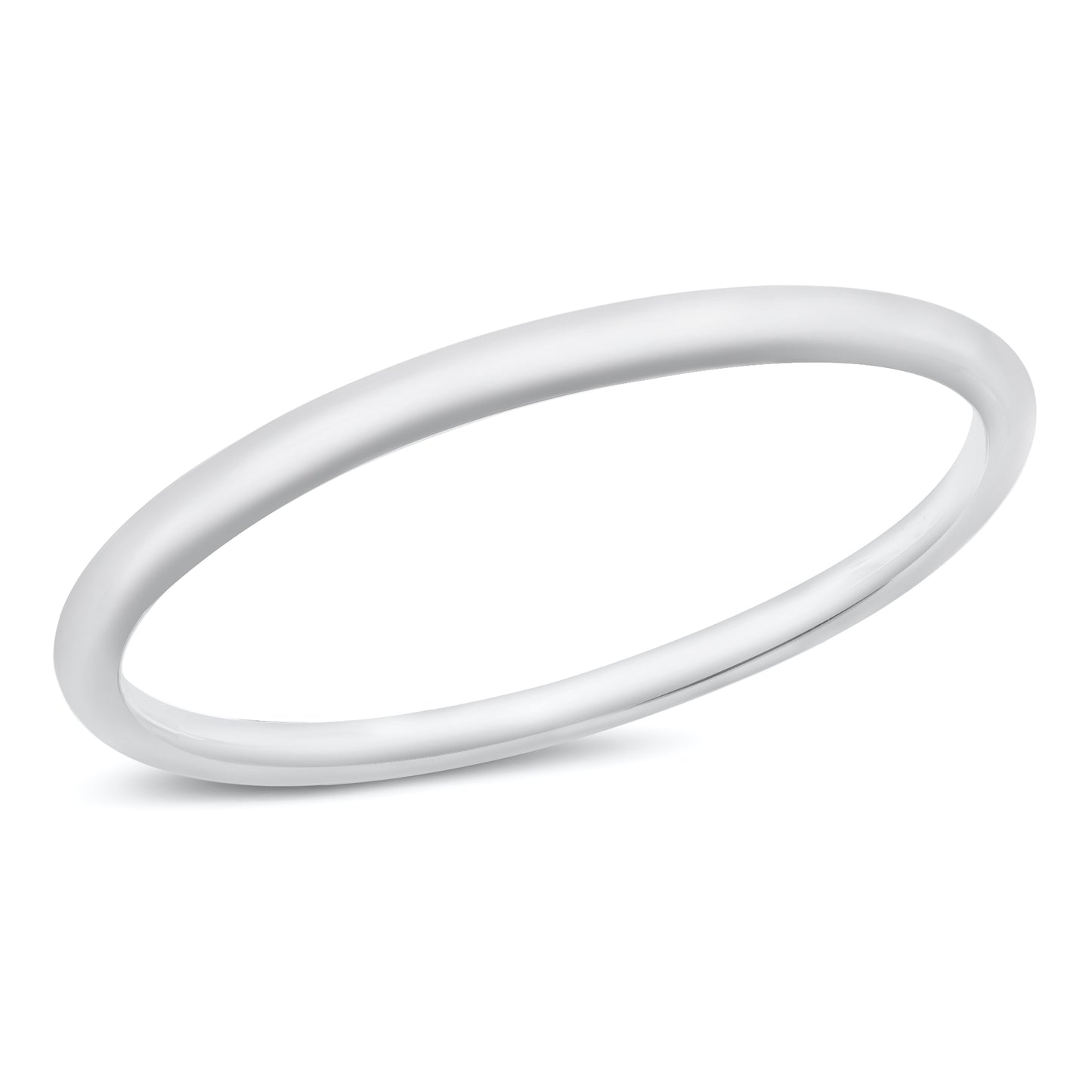 Silver Bangle Bracelet 6mm
