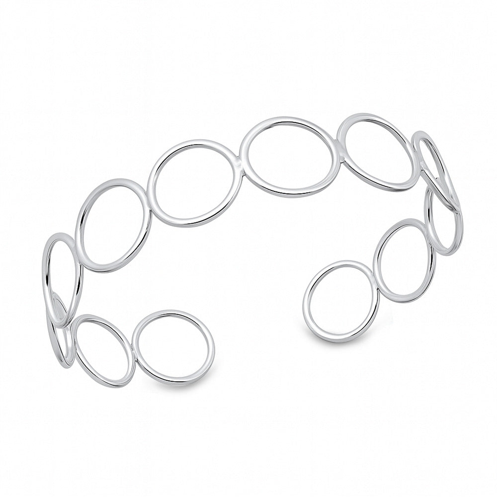 Open Circle Cuff Bracelet