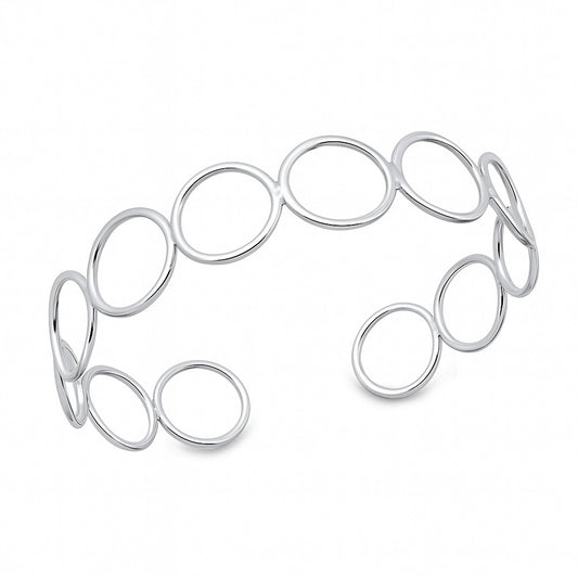 Open Circle Cuff Bracelet