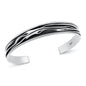 Silver Wave Bangle