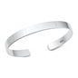 Silver Flat Cuff Cuff Bracelet