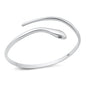 Silver Snake Cuff Bracelet