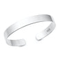 Silver Flat Cuff Bracelet