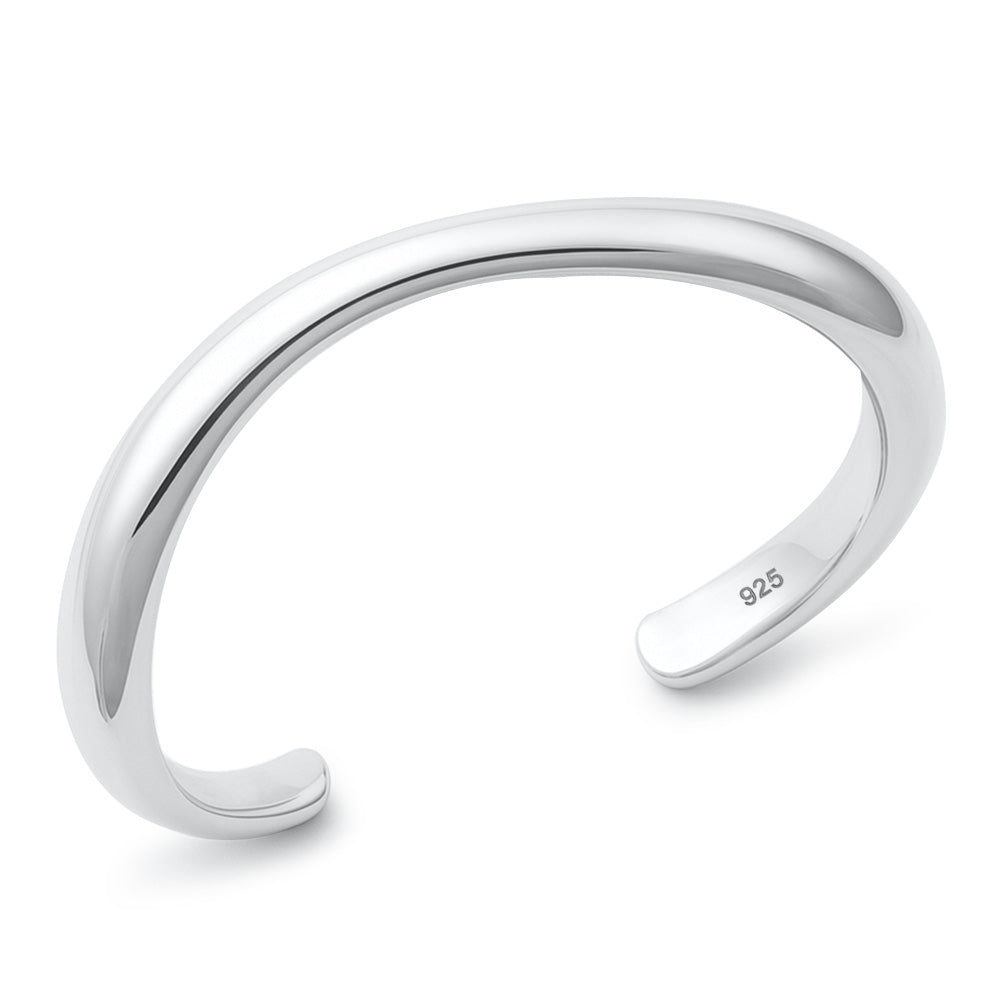 Silver Abstract Cuff Bracelet