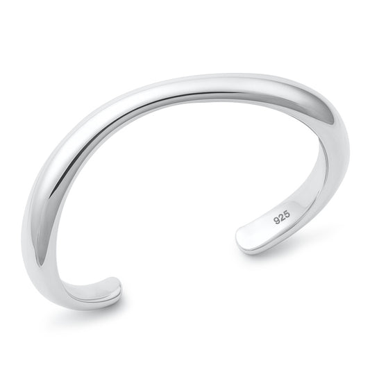 Silver Abstract Cuff Bracelet