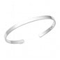 Silver Flat Cuff Cuff Bracelet