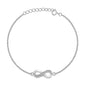 Silver CZ Bracelet - Infinity
