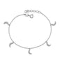 Silver CZ Bracelet - Moon