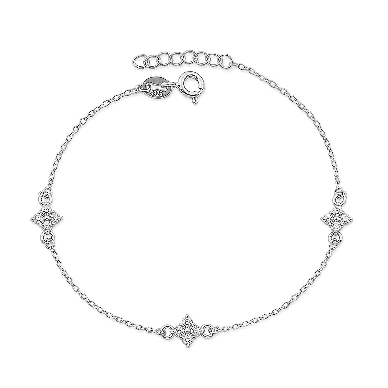 Silver CZ Bracelet