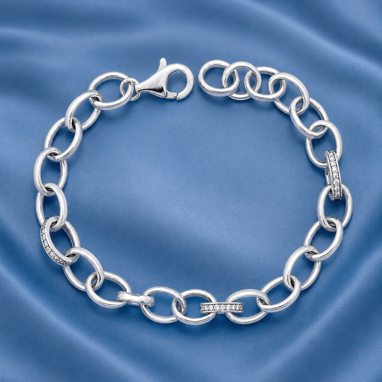 Silver CZ Bracelet