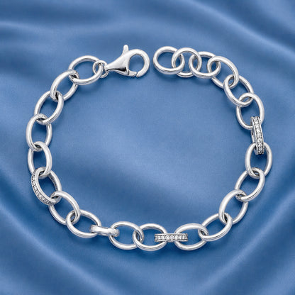 Silver CZ Bracelet