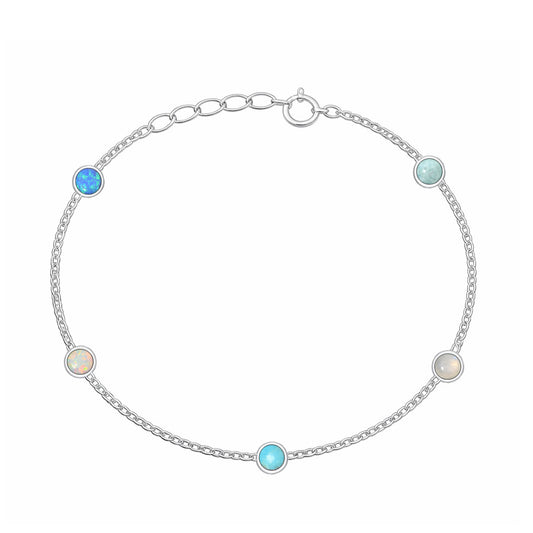 Silver Stone Bracelet