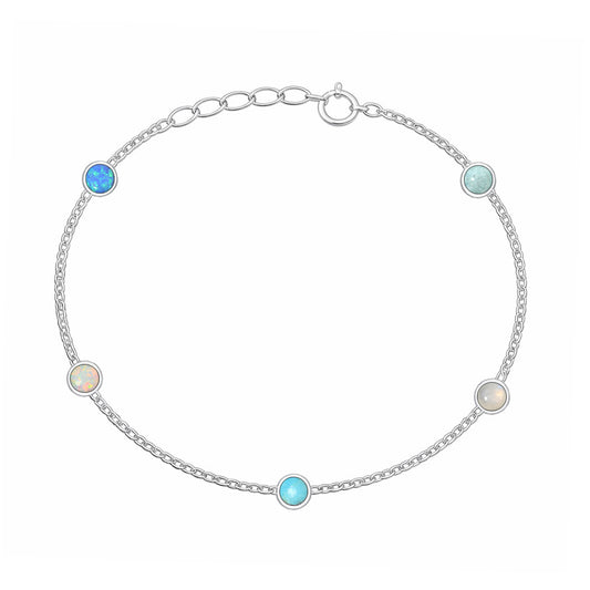 Silver Stone Bracelet