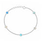 Silver Stone Bracelet