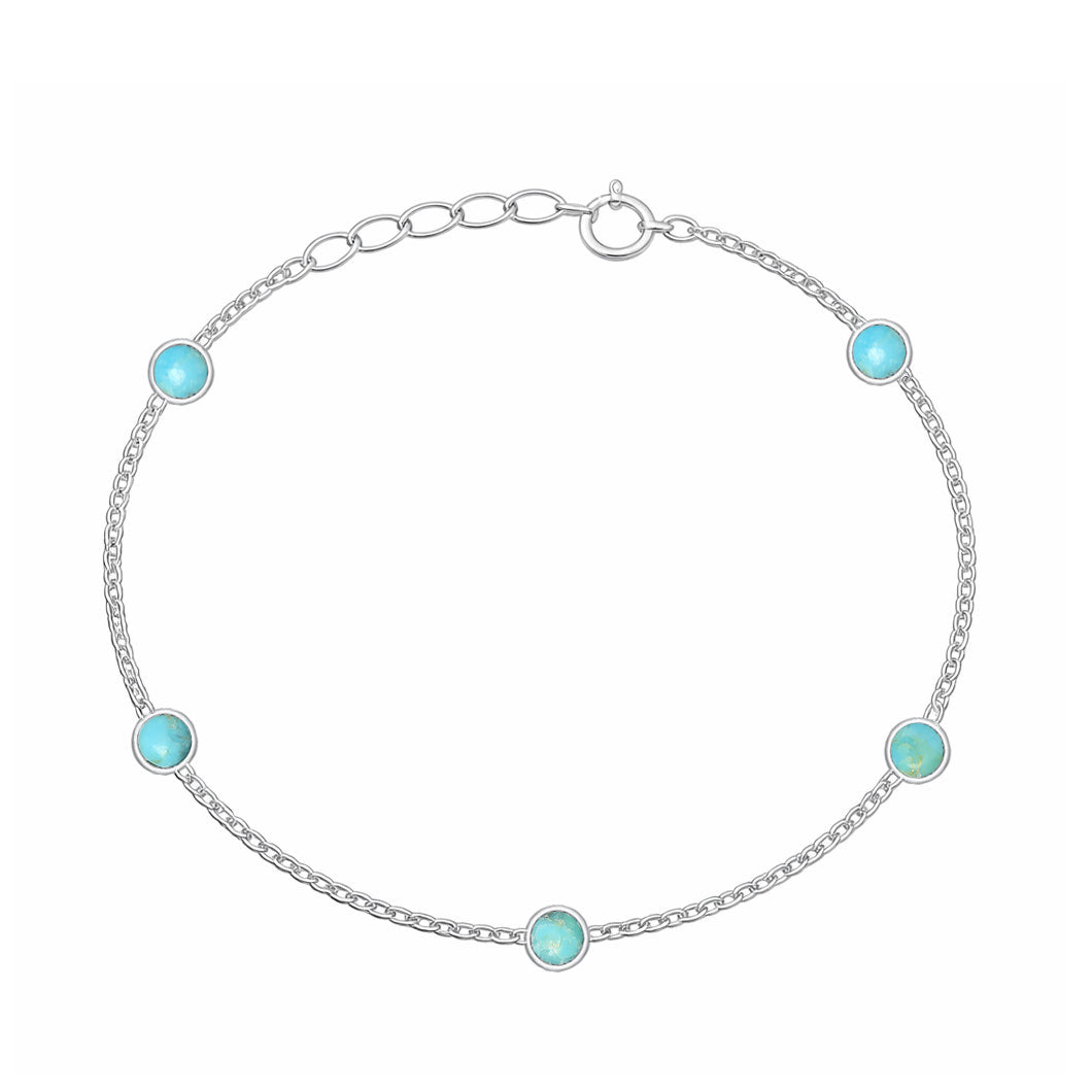 Silver Stone Bracelet