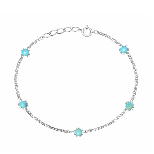 Silver Stone Bracelet