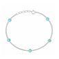 Silver Stone Bracelet
