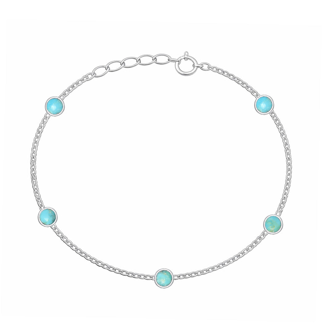 Silver Stone Bracelet
