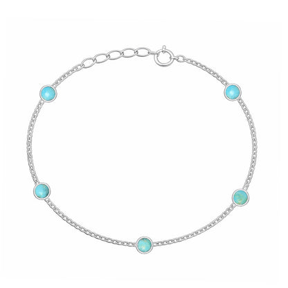 Silver Stone Bracelet