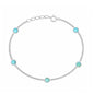 Silver Stone Bracelet