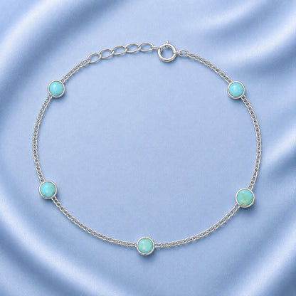 Silver Stone Bracelet