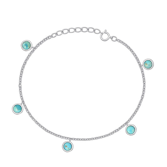 Silver Stone Bracelet