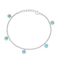 Silver Stone Bracelet