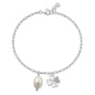 Silver CZ Bracelet - Clover & Pearl