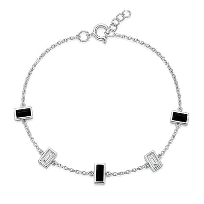 Silver CZ Bracelet