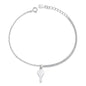 Silver CZ Bracelet - Key