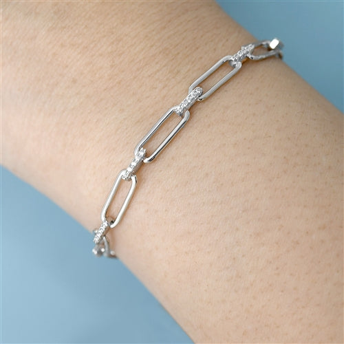 Silver CZ Bracelet