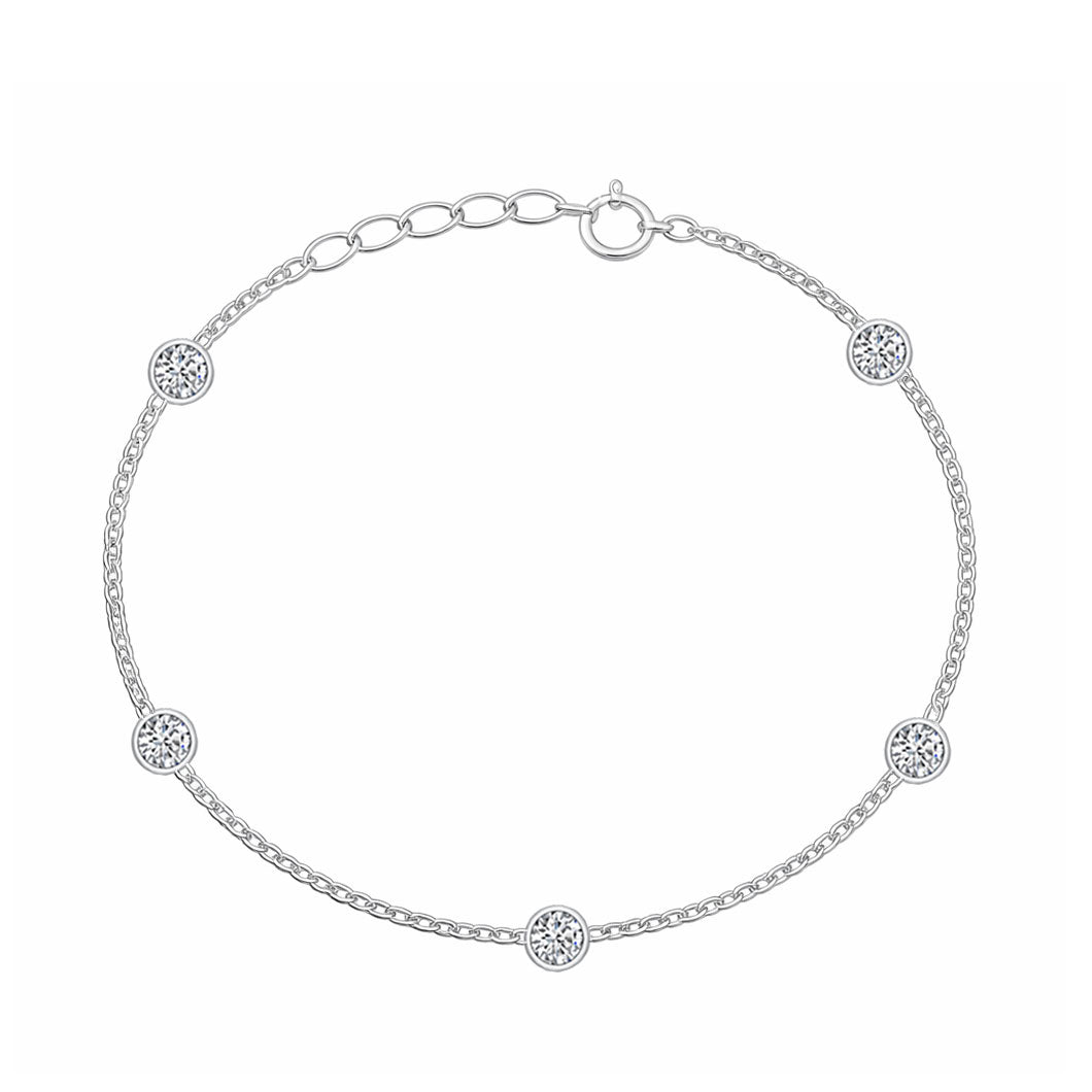 Silver CZ Bracelet