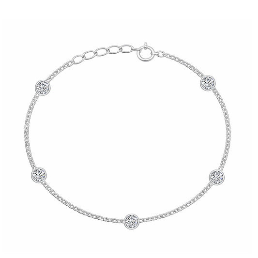 Silver CZ Bracelet
