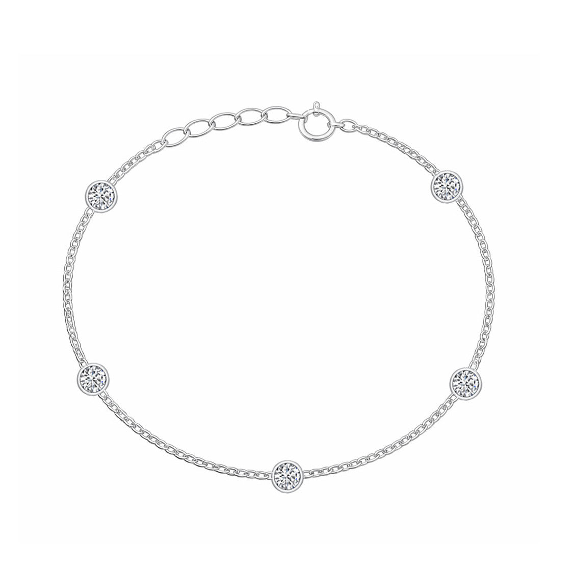 Silver CZ Bracelet