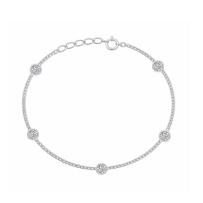 Silver CZ Bracelet