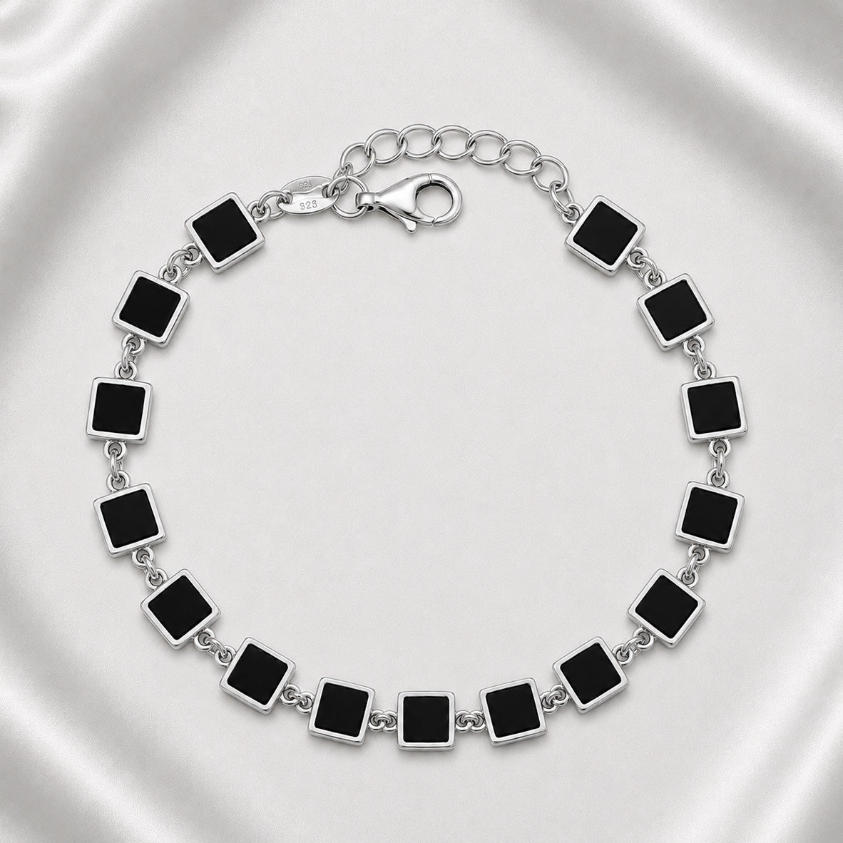 Silver Stone Bracelet