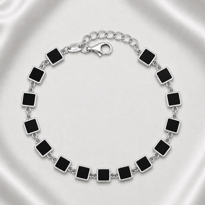 Silver Stone Bracelet