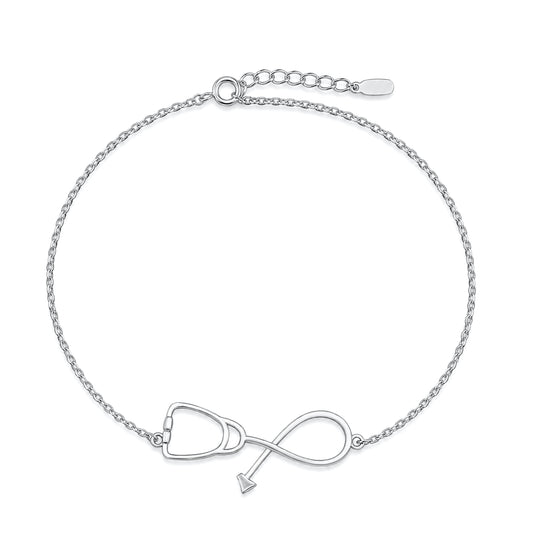 Silver Bracelet - Stethoscope